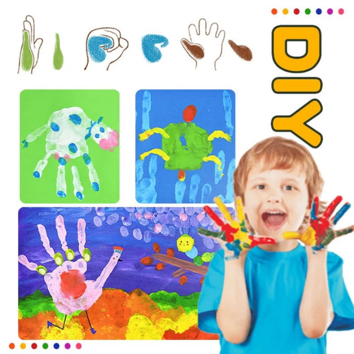 FUNNY FINGER PAINTING KIT