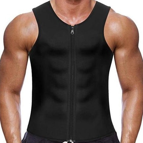MEN'S ZIPPER NEOPRENE SAUNA VEST