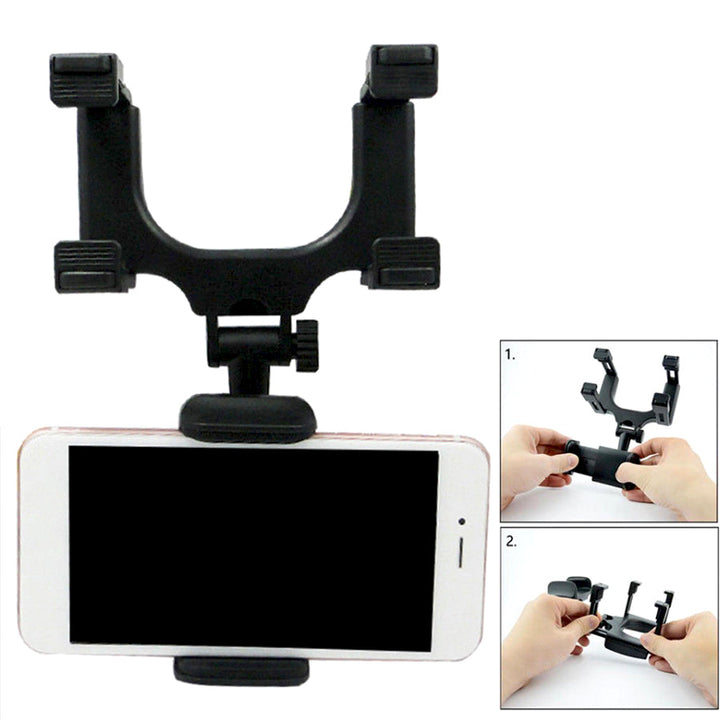 Clipro 360° Car Rearview Mirror Mount Phone Holder