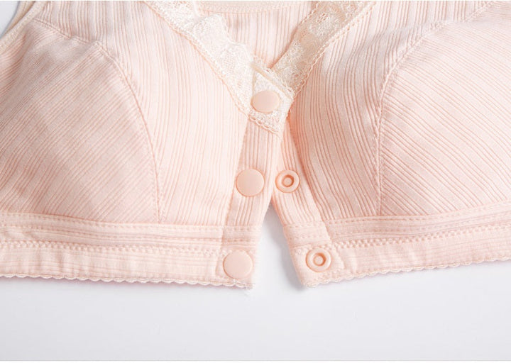 Pure Cotton Non-steel Ring Breathable Comfortable Large Size Bra