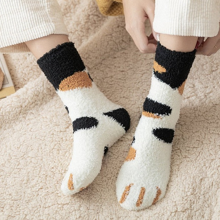 Cute Cat Cotton Socks