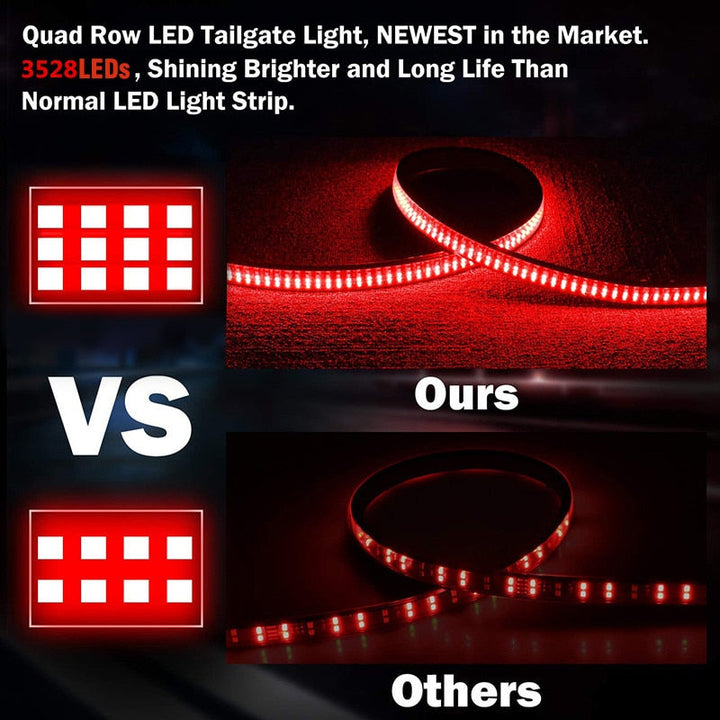 LED tailgate lights, turn signals and driving and reversing lights
