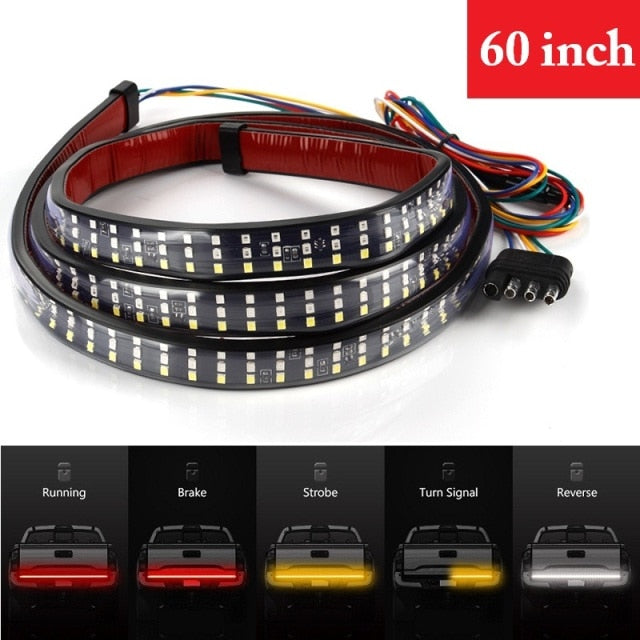 LED tailgate lights, turn signals and driving and reversing lights