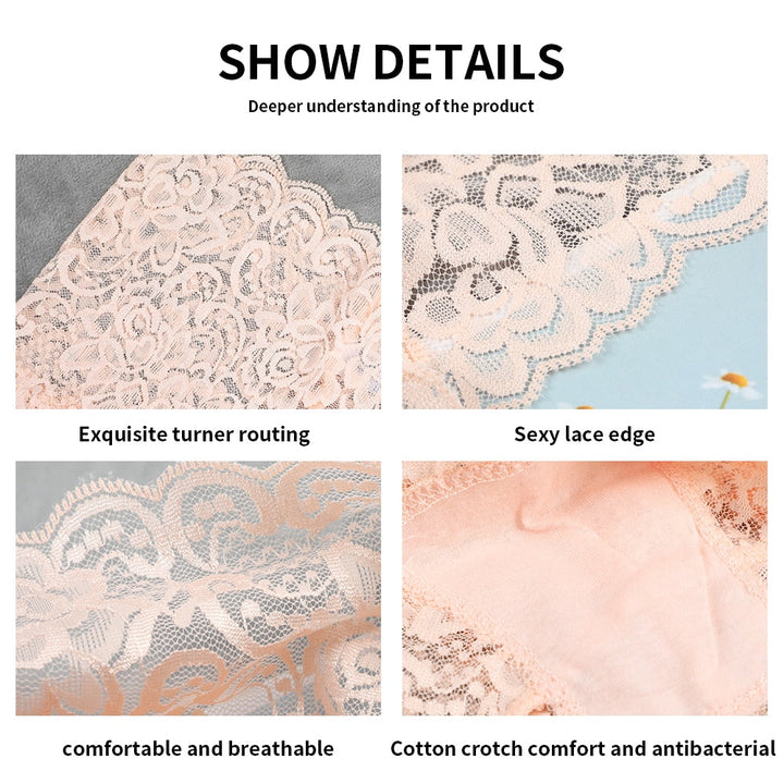 High Waisted Lace Panties