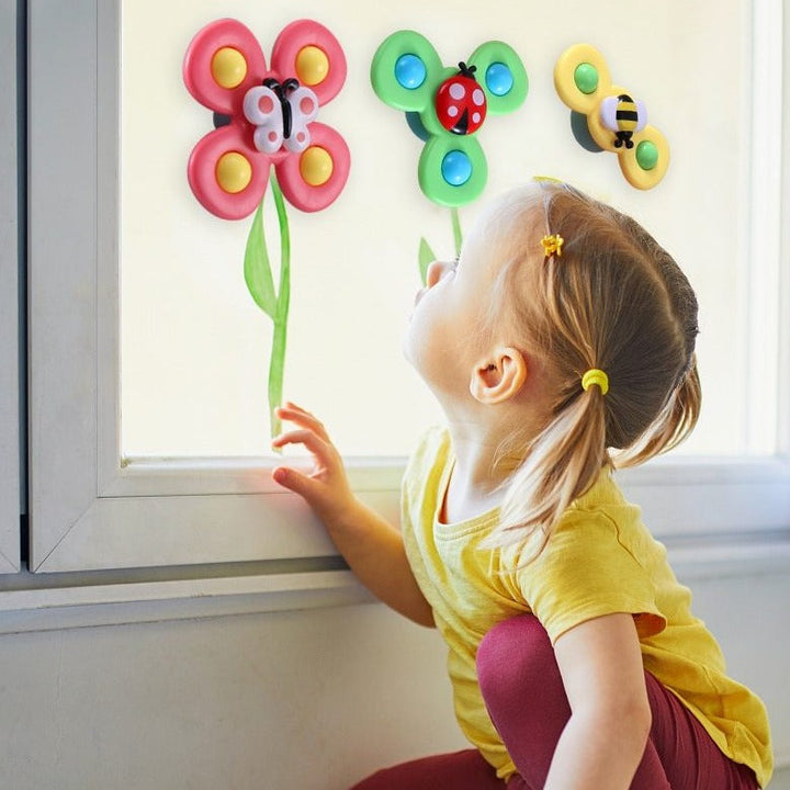 Cute Cartoon Suction Cup Spinner Toy