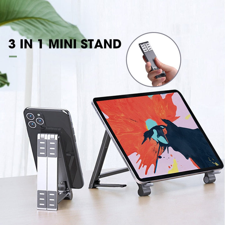 3-IN-1 Multi-Functional HOLDER FOR LAPTOP/PAD /MOBILE PHONE
