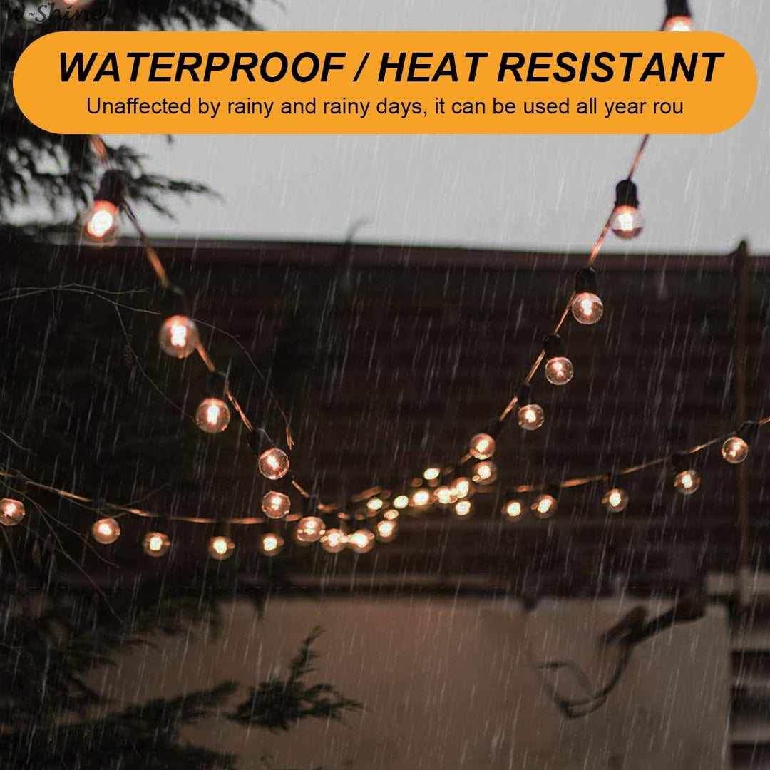 SOLAR POWERED LED OUTDOOR STRING LIGHTS