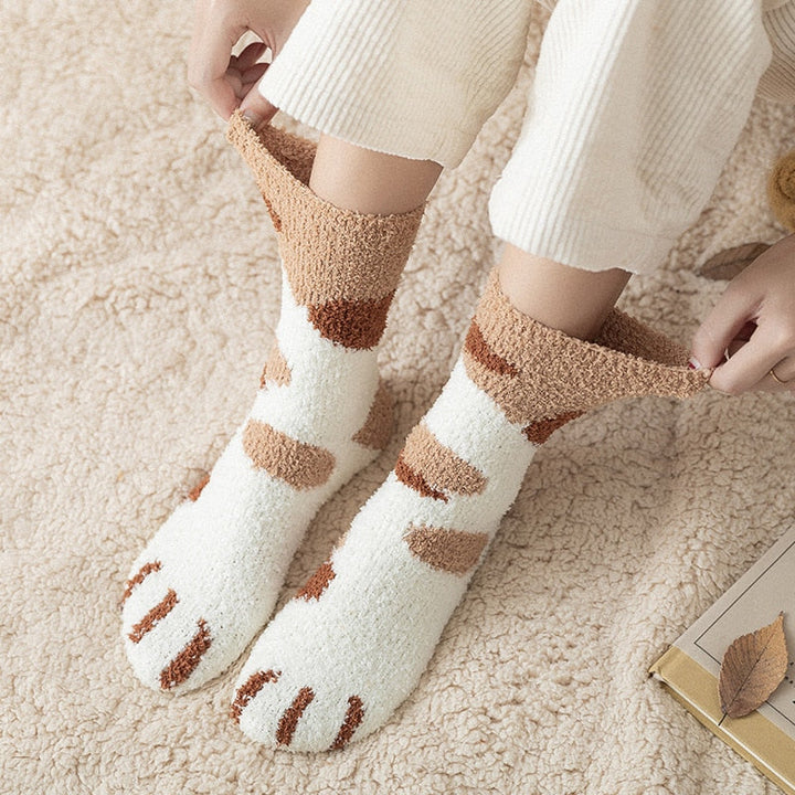 Cute Cat Cotton Socks