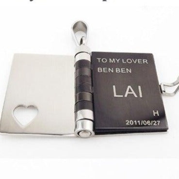 Customized Openable Love Book - Love Letter Necklace