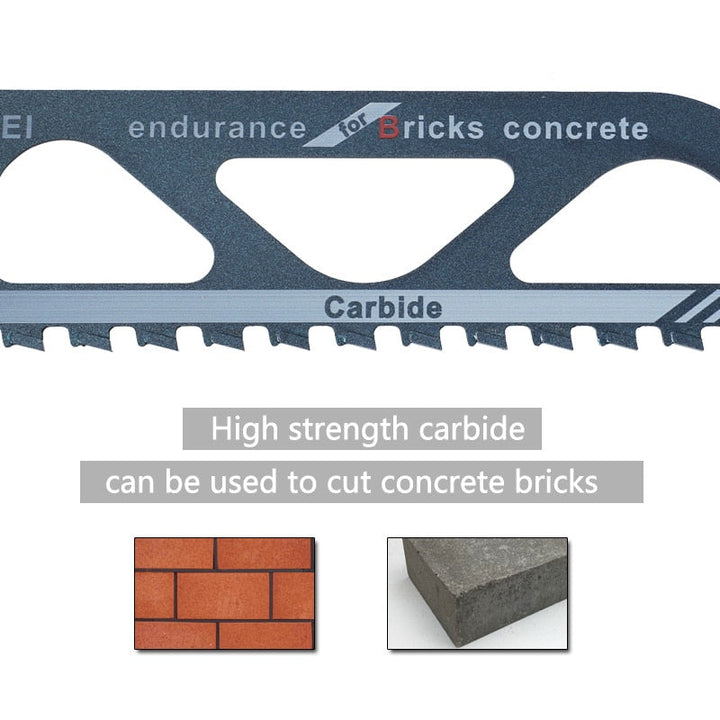 Reciprocating Saw Blade For Cutting Wood, Porous Concrete, Bricks