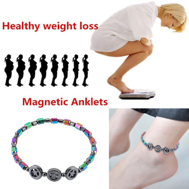 Slimming Magnet Hematite Anklet