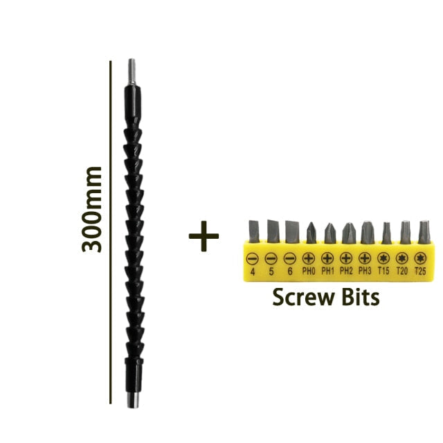 Flexible Shaft Drill Bit Extension Holder Link for Electronic Drill