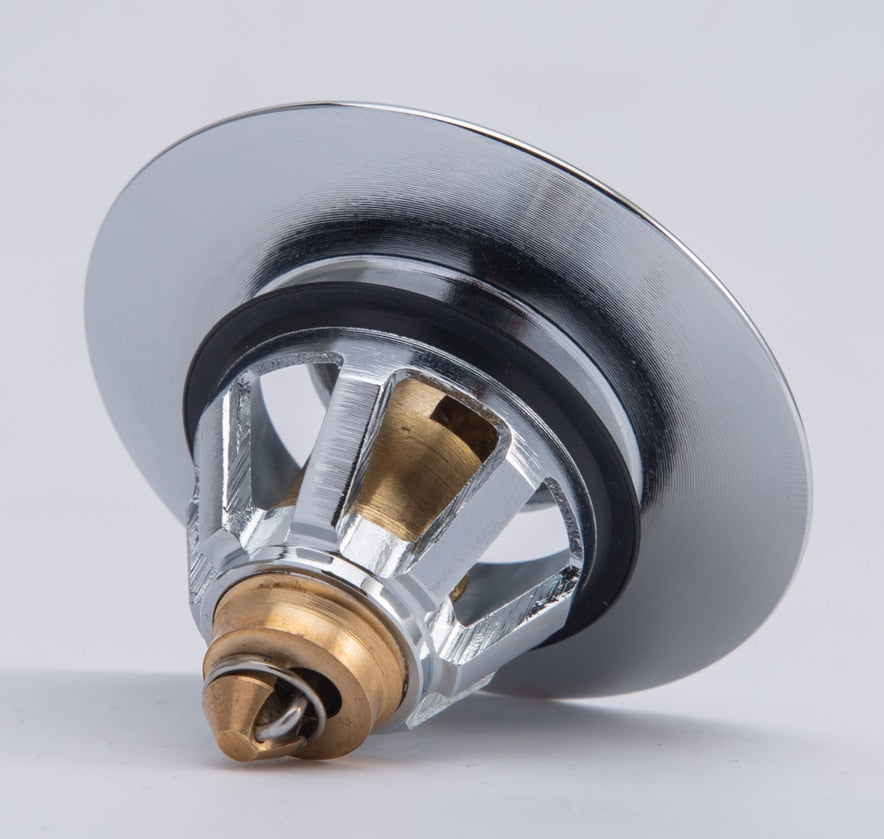 Stainless Steel Rebound Core Push Drain Filter Prevents