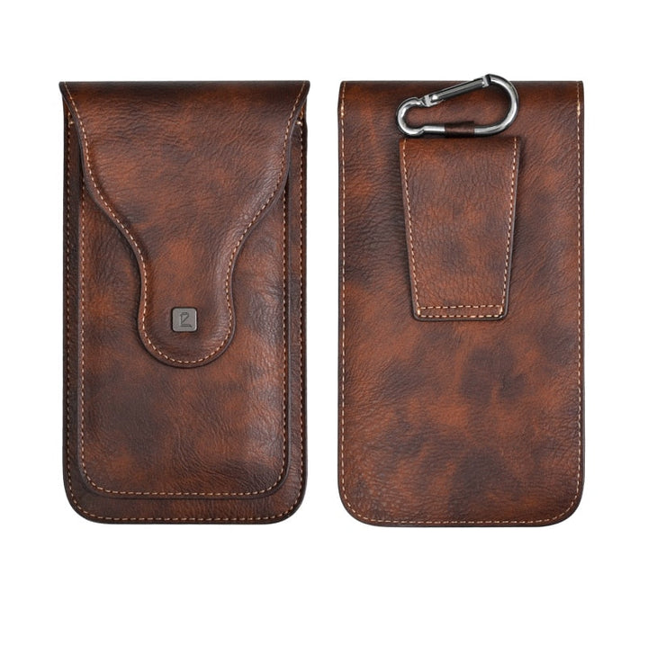Universal Vertical Phone Pouch Belt Clip Holster Waist Bag