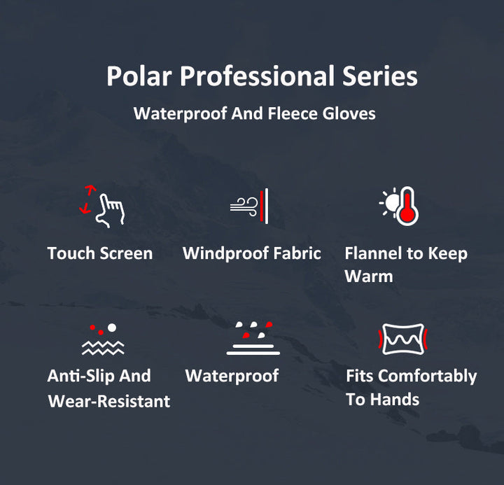 Winter Gloves – Unisex Premium Waterproof Touchscreen Winter Gloves
