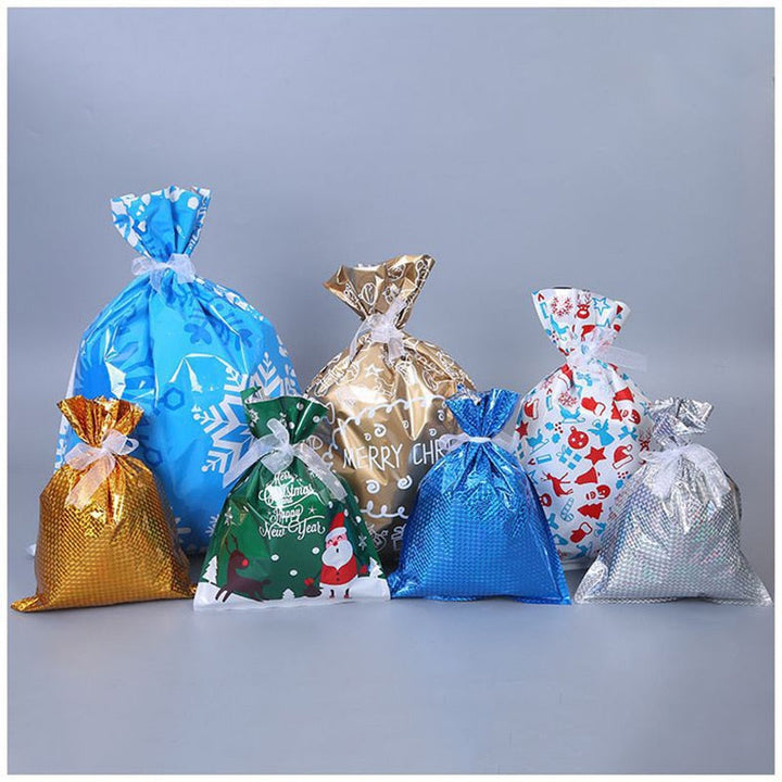 Christmas Drawstring Gift Bag Pack