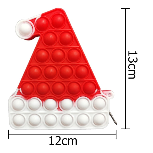 3D Christmas Pop Bubble Toy