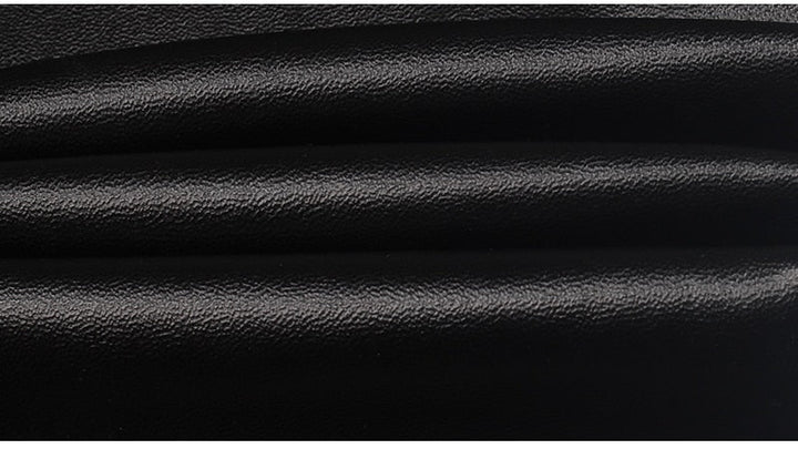 S-shaped PU Leather Leggings