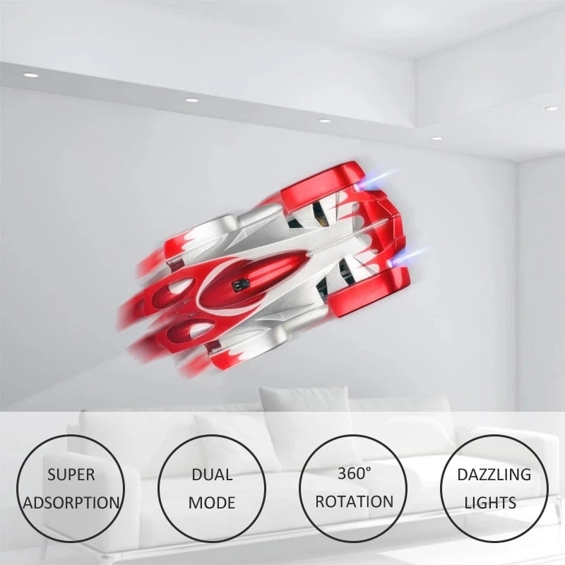 Anti-Newton Method Wall Climbing Remote Control Car