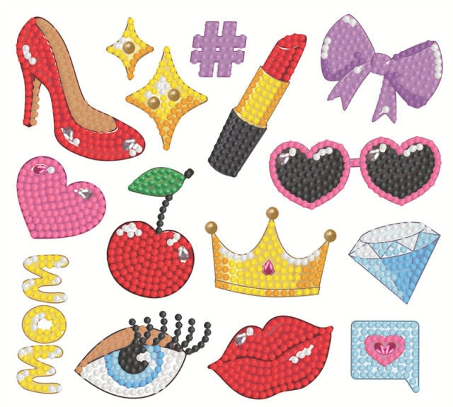 DIY Cartoon Diamond Sticker Kit