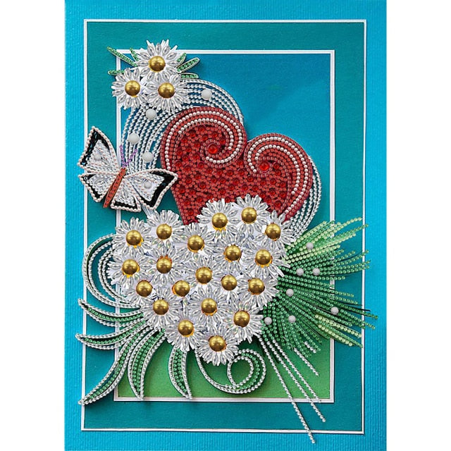 Diamond Painting - Crystal Rhinestone - Flowers