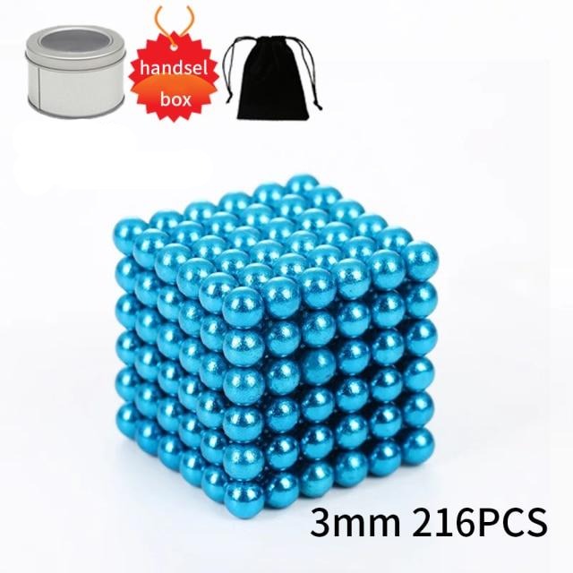 Multi Colored DigitDots 216 Pcs Magnetic Balls